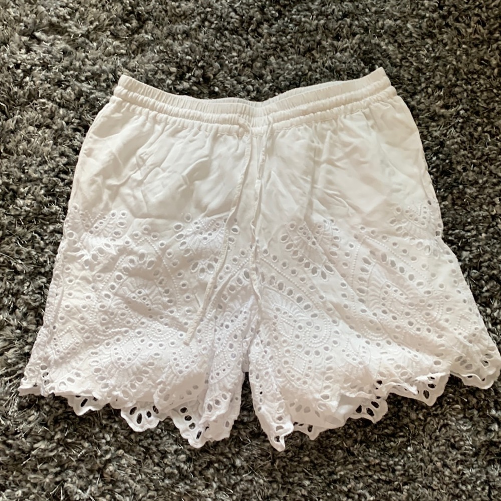 Lace Drawstring Shorts